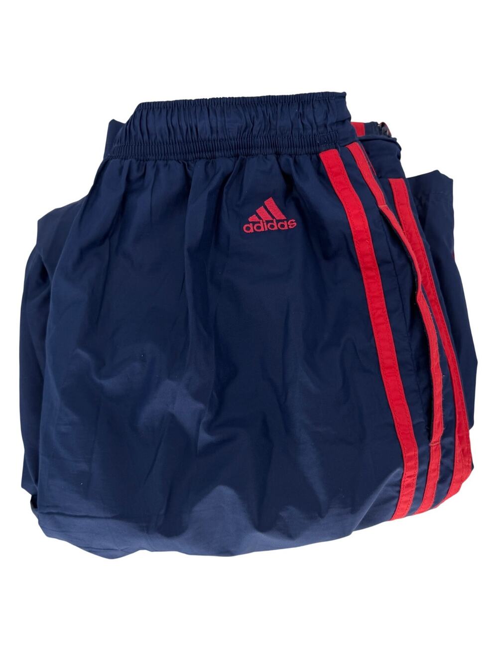 Vintage Y2K 2001 Adidas Mens XL Distressed Windbreaker Pants Blue